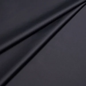 total black silk