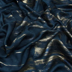 silk with gold patterns